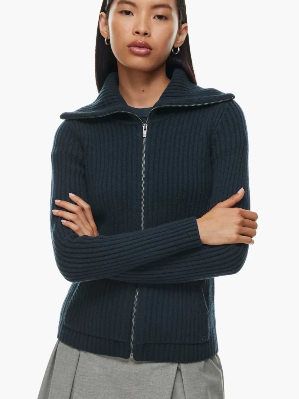 sunday best felicity zip up cardigan